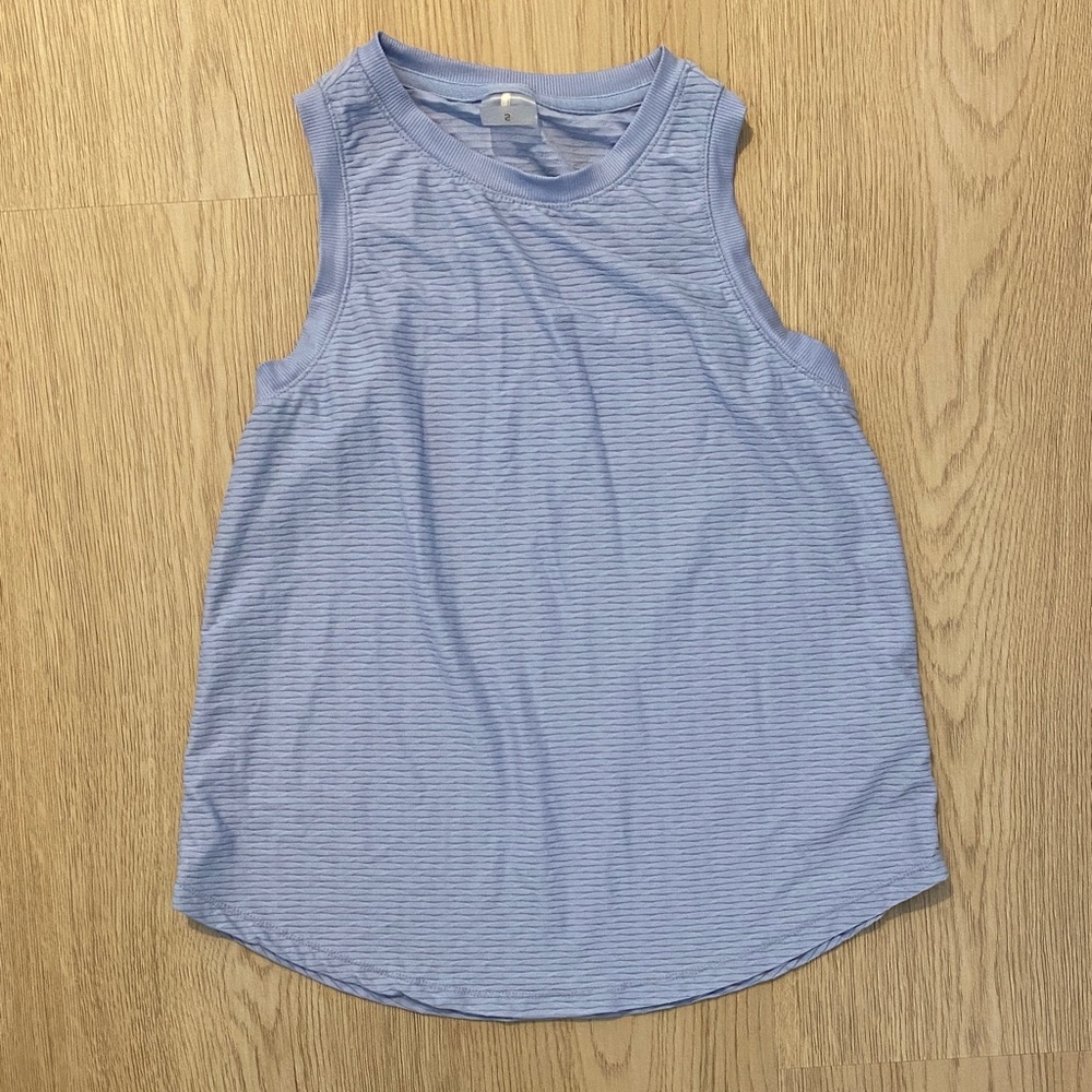 CALIA by Carrie Underwood Blue Striped Tank Top